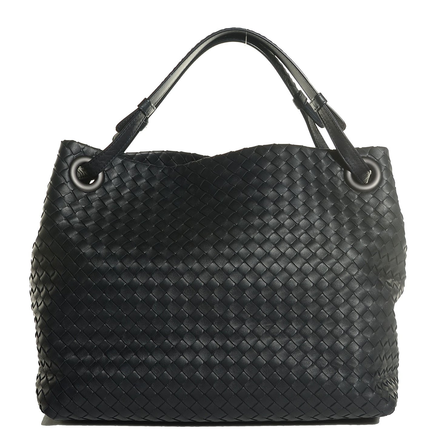 Nappa Intrecciato Medium Garda Bag Tourmaline