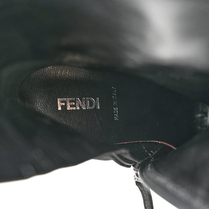 Fendi Suede Ankle Boots 38.5 Black 7 of 12