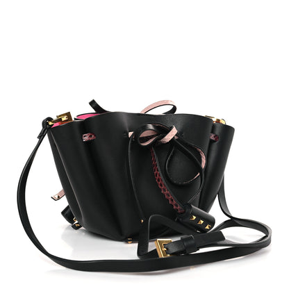 Valentino Garavani Vitello Ayers VLogo Bucket Bag Black 3 of 8