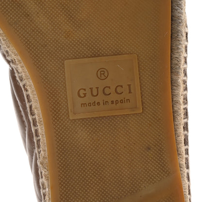 Gucci Nappa Matelasse GG Marmont Espadrilles 39 Porcelain Rose 7 of 10