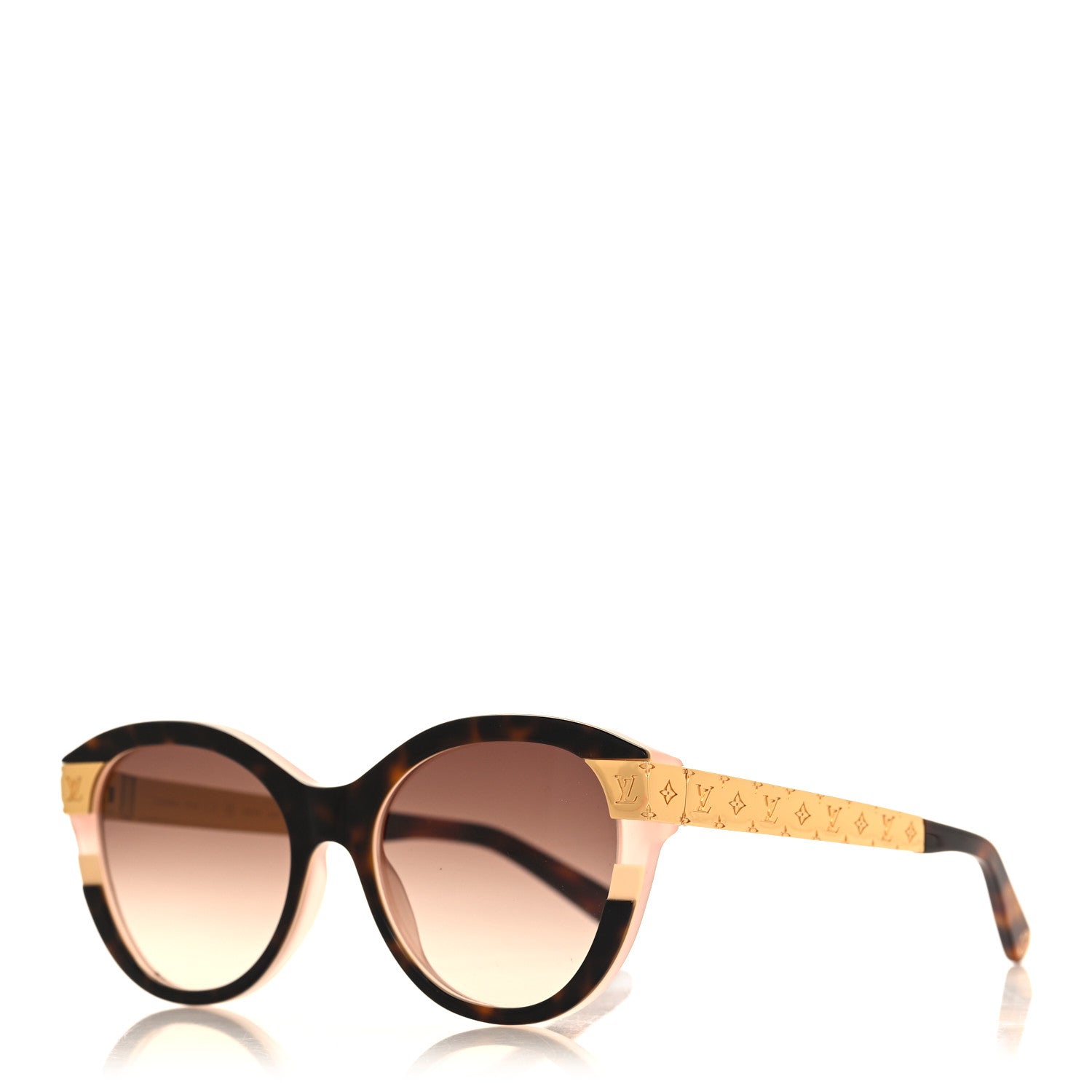 Louis Vuitton Acetate Petit Soupcon Cat Eye Sunglasses Z1858W Light Tortoisehell 1 of 7