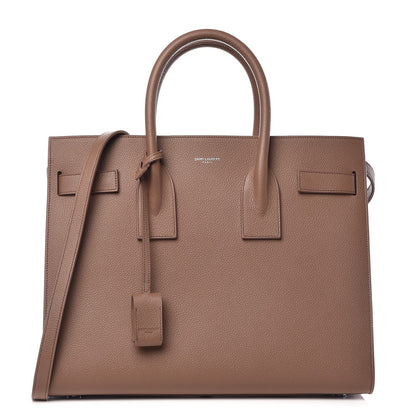 Saint Laurent Grained Calfskin Small Sac De Jour Old Rose 1 of 9