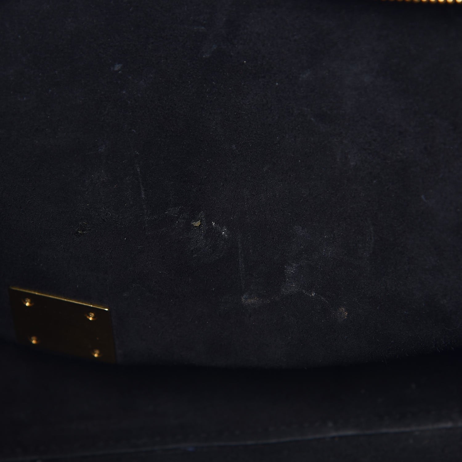 Celine Python Calfskin Medium Trapeze Blue Black 9 of 24