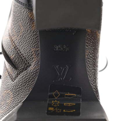 Louis Vuitton Patent Calfskin Monogram Star Trail Ankle Boots 35.5 Black 6 of 8