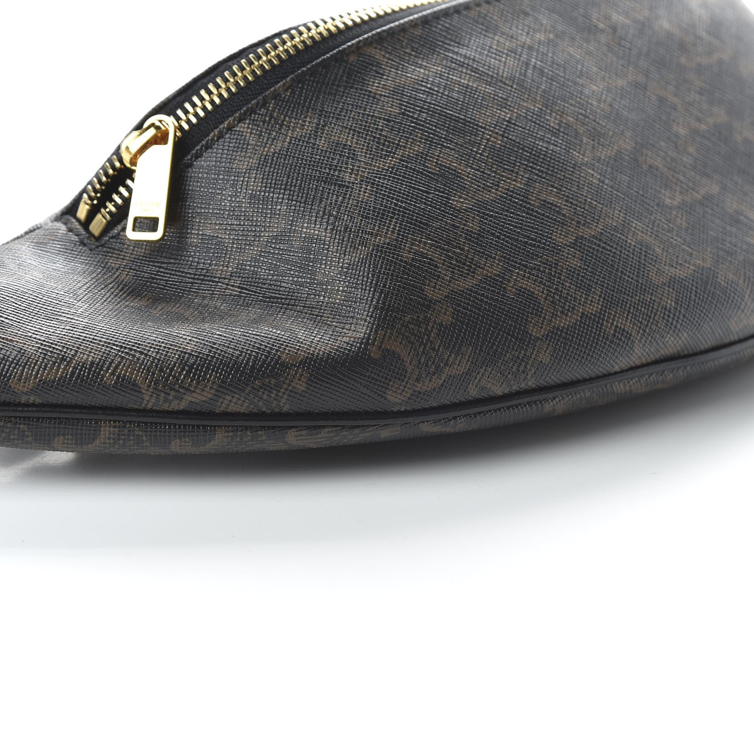 Celine Triomphe Canvas Belt Bag Black 6 of 10