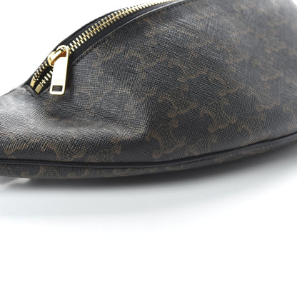 Celine Triomphe Canvas Belt Bag Black 6 of 10