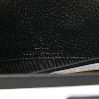Gucci Calfskin Mini GG Marmont Chain Wallet Black 6 of 11