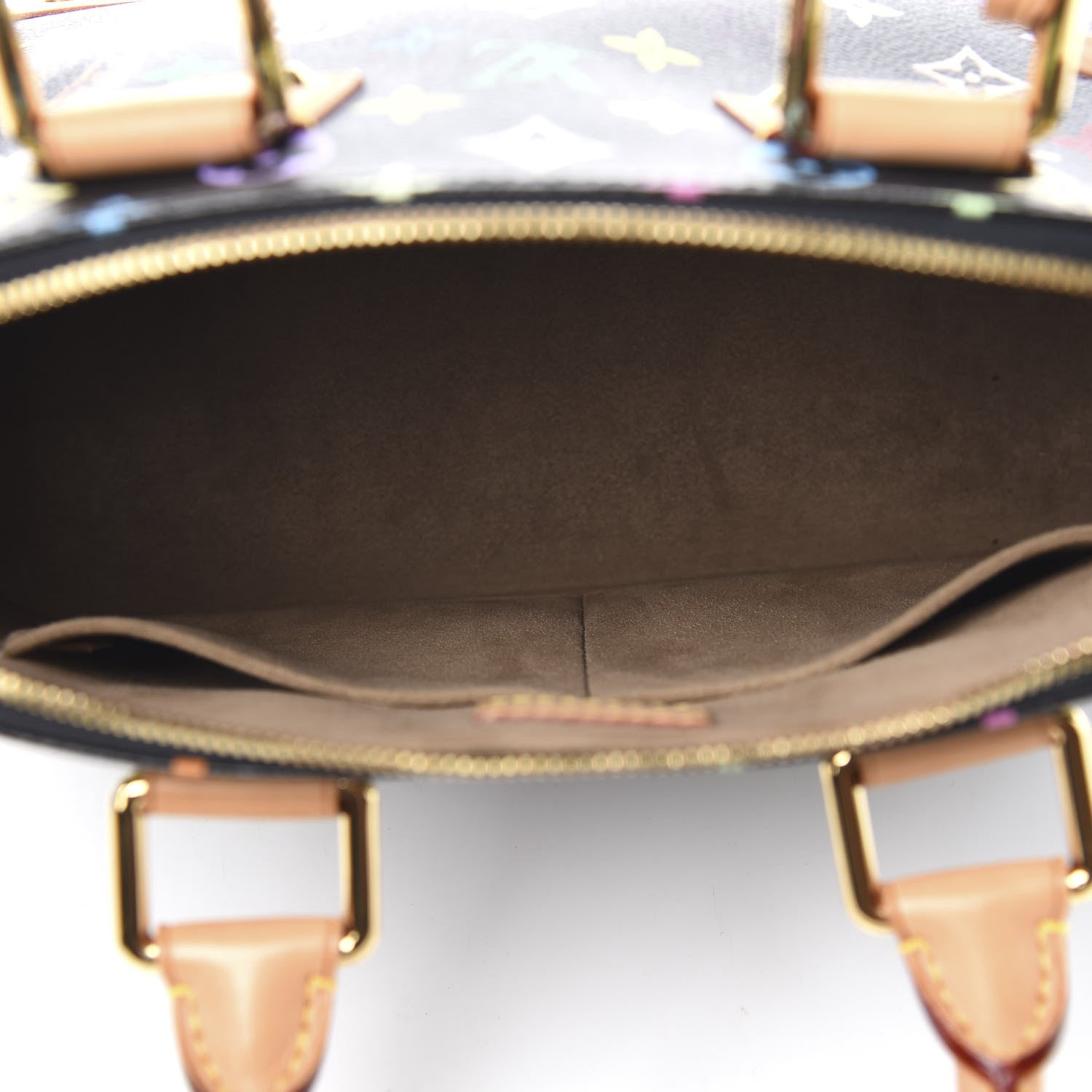 Louis Vuitton Monogram Multicolor Alma PM Black 4 of 11