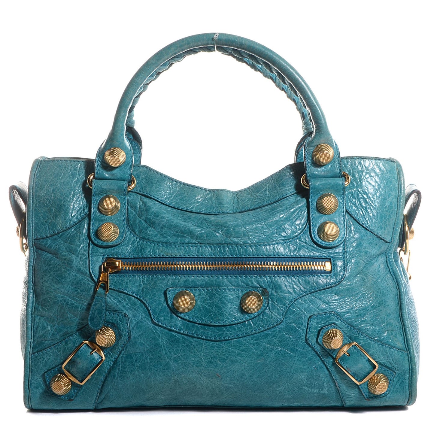 Agneau Giant 21 Gold Hardware City Turquoise
