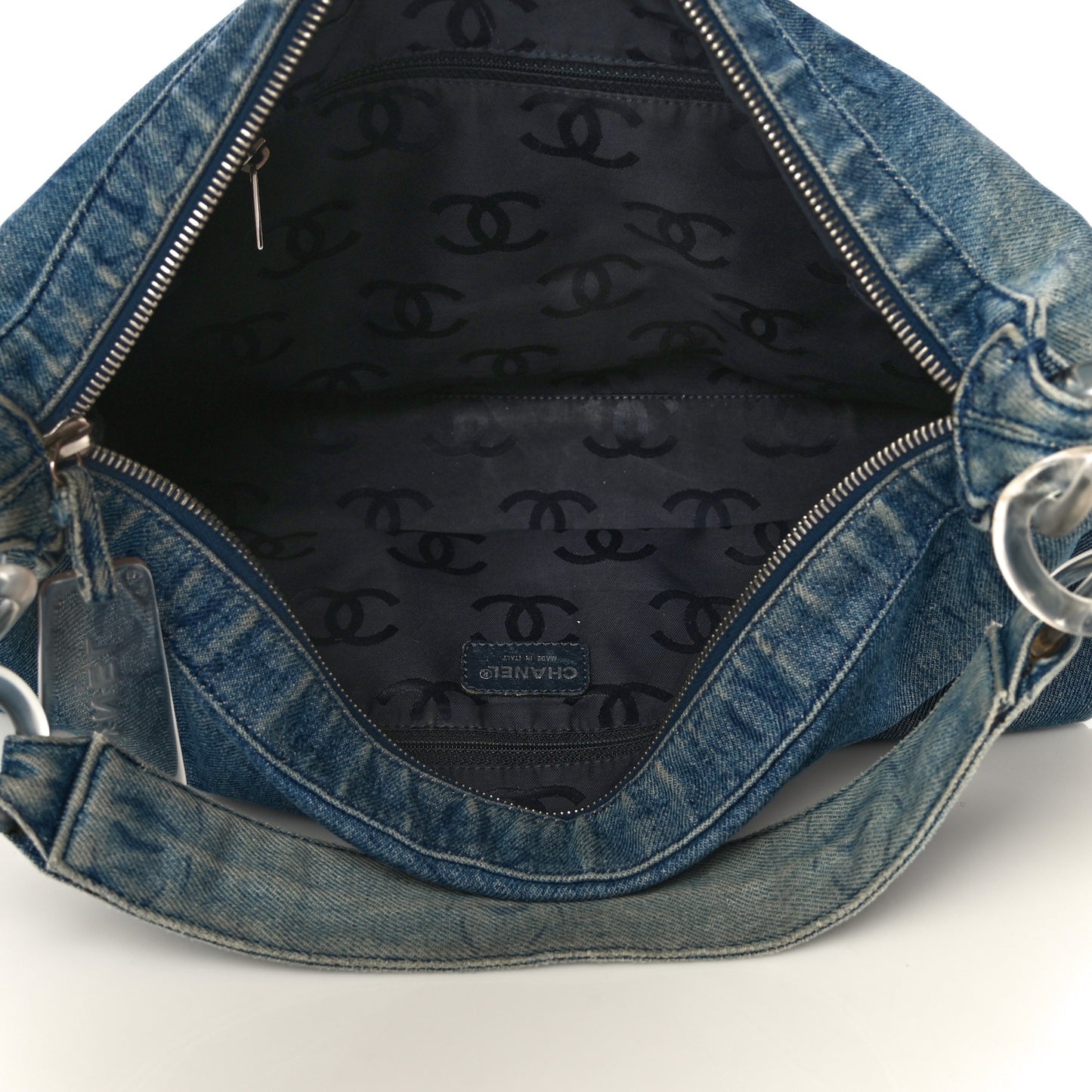 Denim CC Hobo Dark Blue