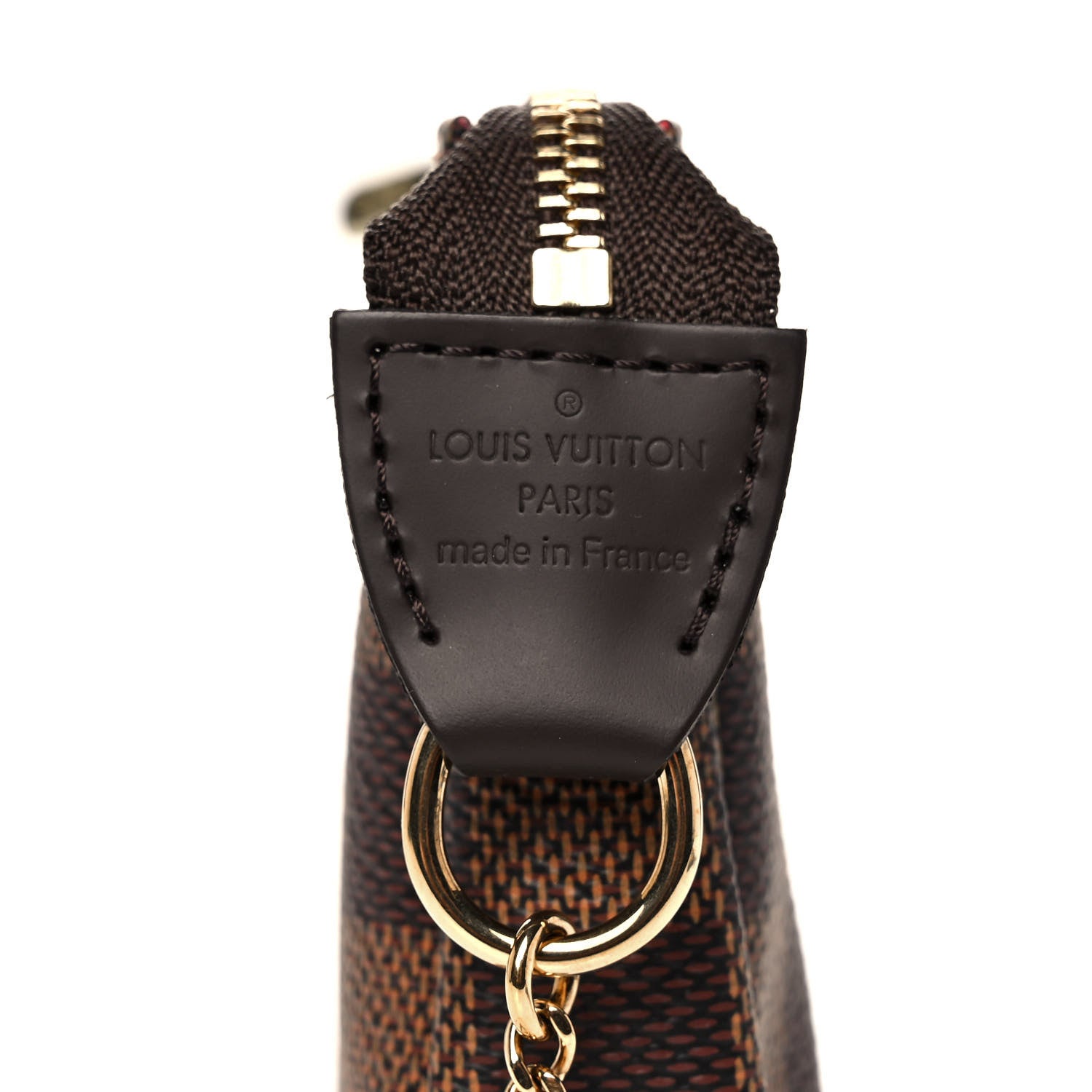 Louis Vuitton Damier Ebene Mini Pochette Accessories 7 of 10