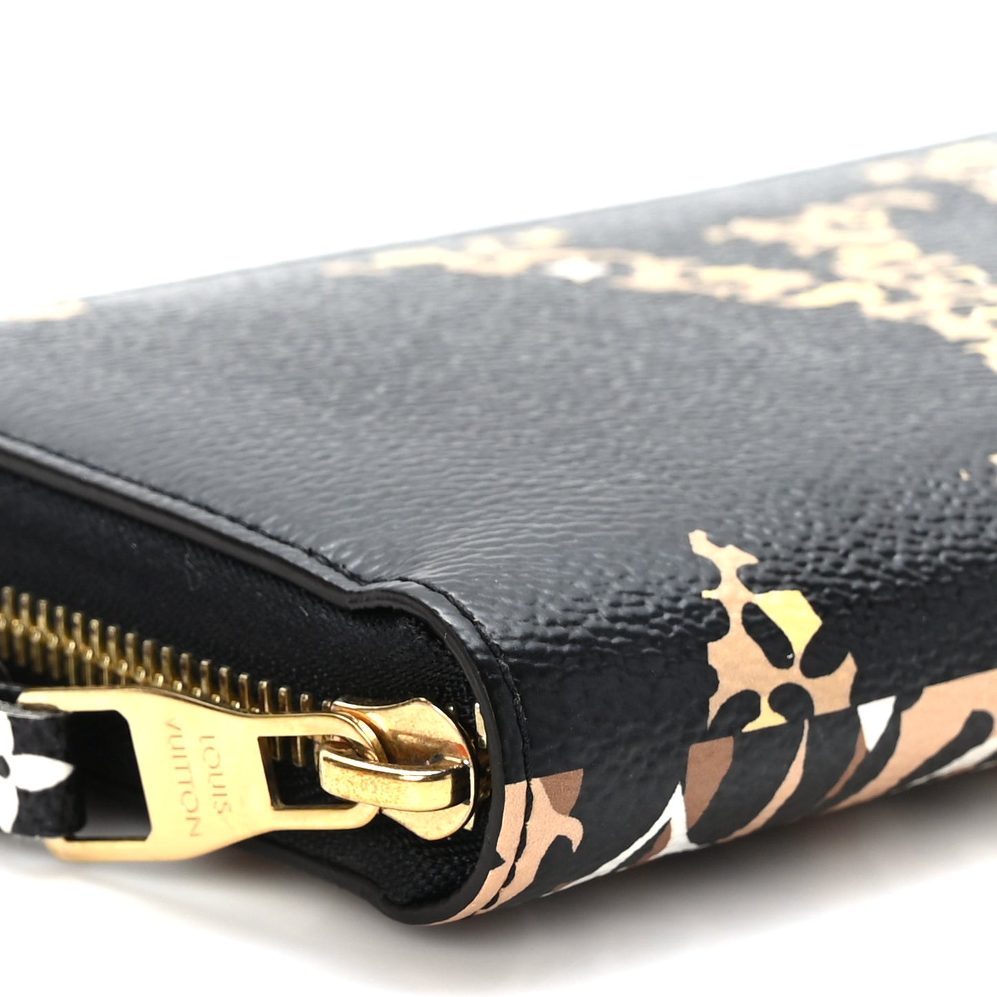 Monogram Giant Jungle Zippy Wallet Black