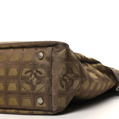 Chanel Nylon Travel Large Tote Khaki 10 of 11