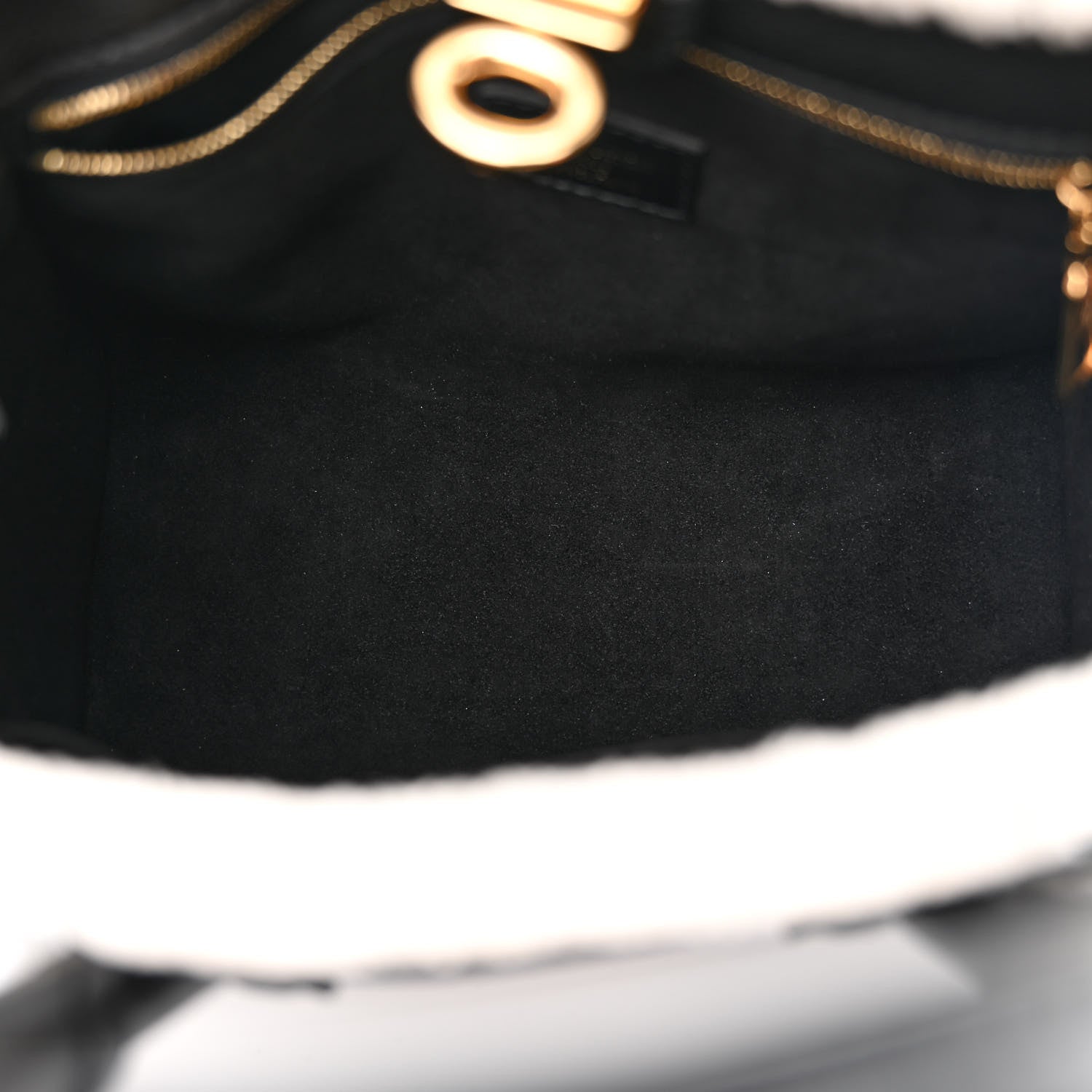 Louis Vuitton Grained Calfskin Shearling On My Side PM Black 7 of 11