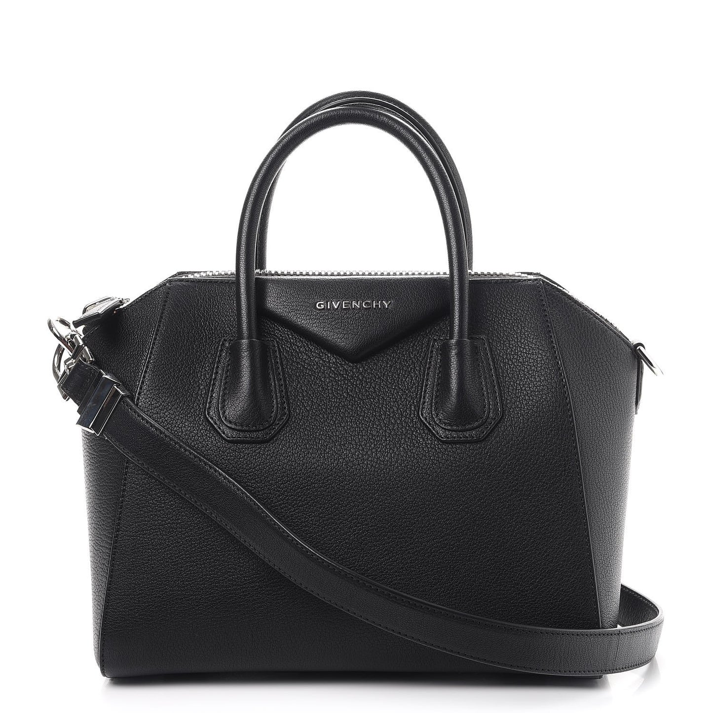Sugar Goatskin Small Antigona Black