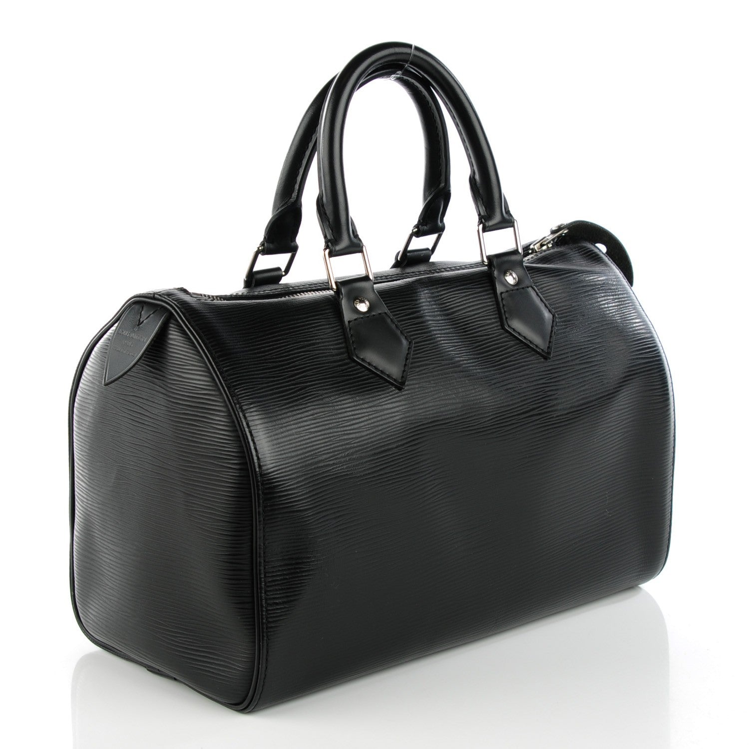 Louis Vuitton Epi Speedy 25 Black 3 of 8