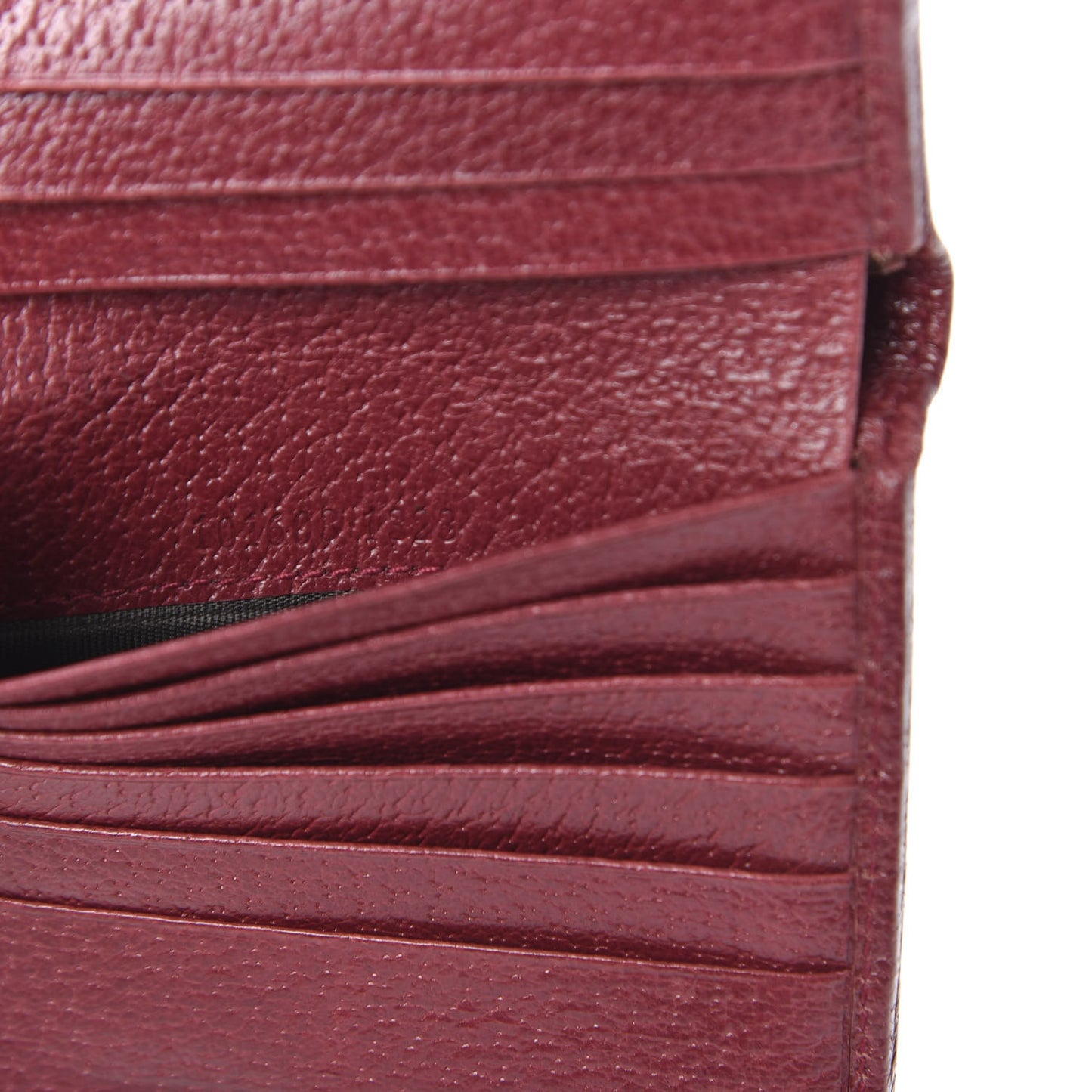 Monogram Horsebit Compact Wallet Bordeaux
