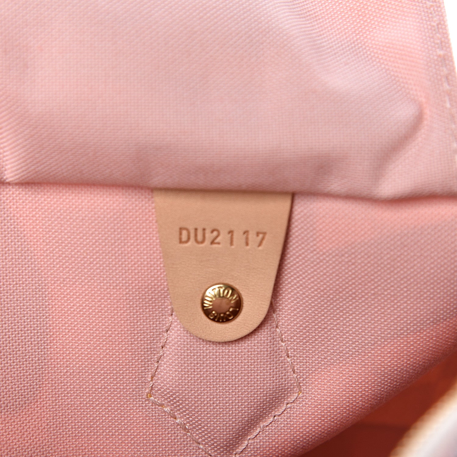 Louis Vuitton Damier Azur Tahitienne Speedy Bandouliere 30 Rose Ballerine 7 of 11