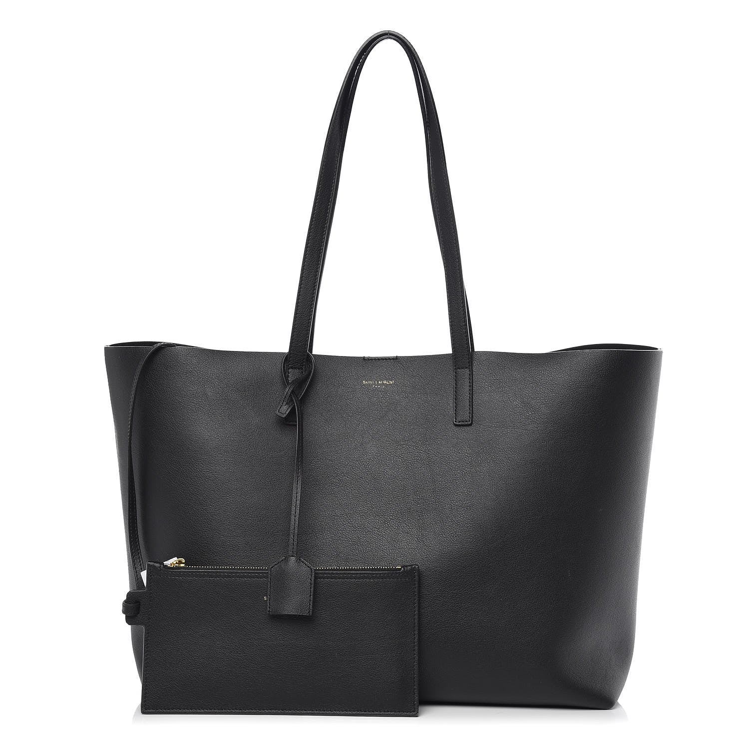 Saint Laurent Calfskin Large Shopping Tote Black 1 of 14