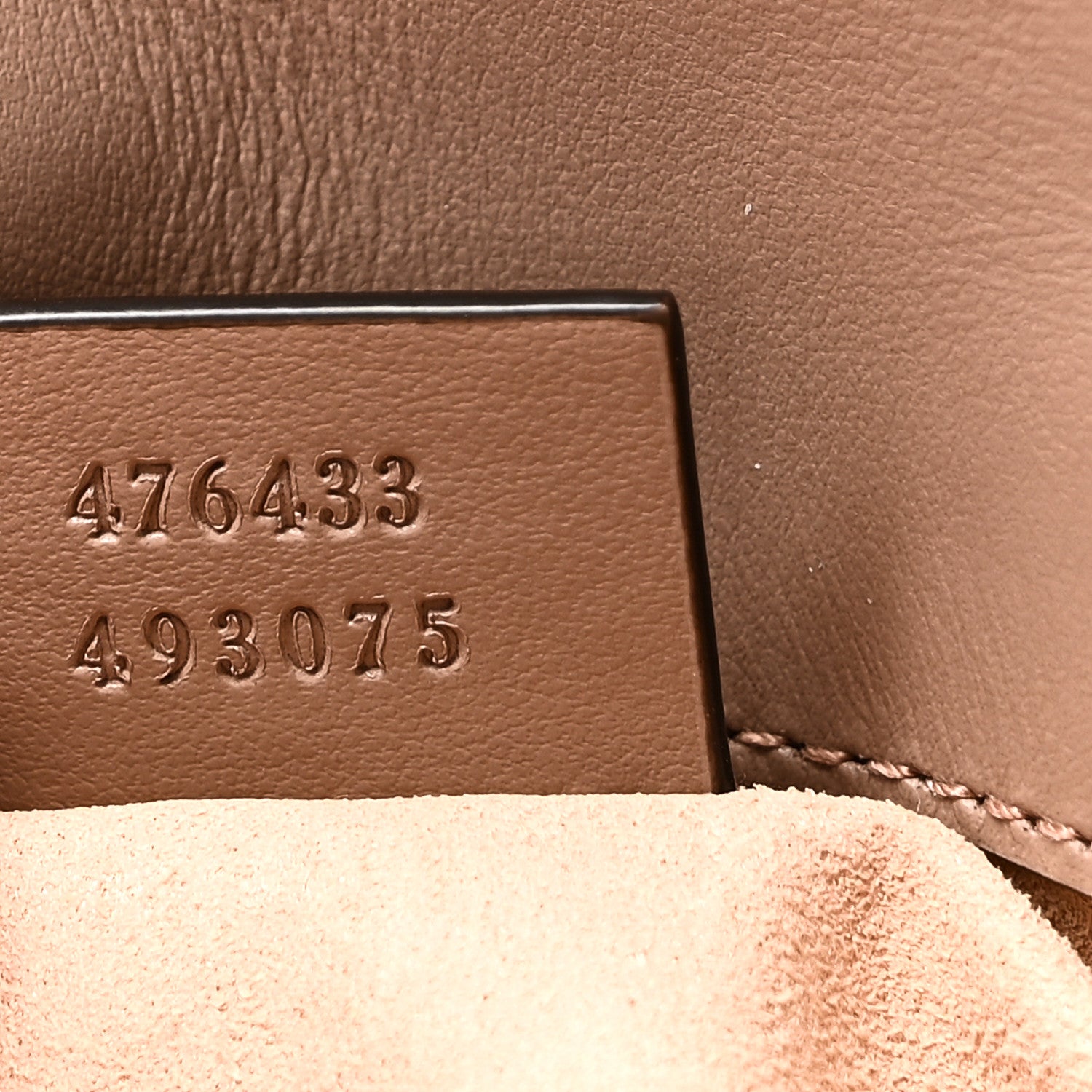 Gucci Calfskin Matelasse Super Mini GG Marmont Shoulder Bag Porcelain Rose 7 of 11