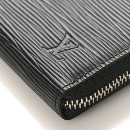 Louis Vuitton Epi Clemence Wallet Black 8 of 8