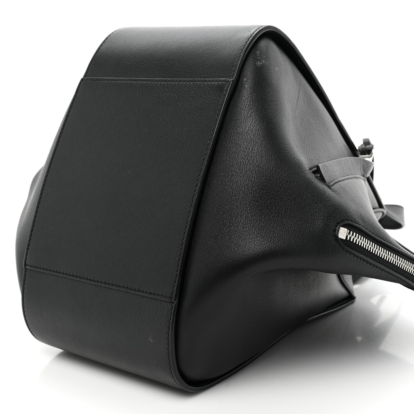 Calfskin Small Hammock Shoulder Bag Black