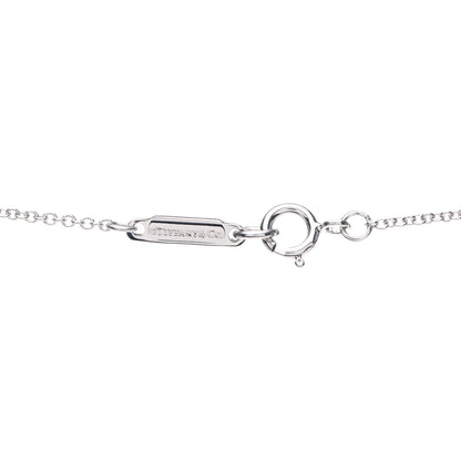 Tiffany 18K White Gold Diamond Small Atlas Open Pave Pendant Necklace 5 of 6