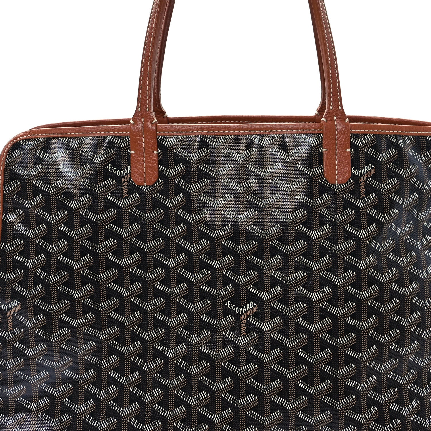 Goyard Goyardine Sac Hardy Pet Carrier PM Black Gold 8 of 12