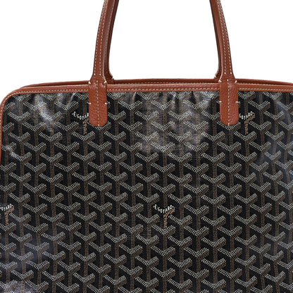 Goyard Goyardine Sac Hardy Pet Carrier PM Black Gold 8 of 12