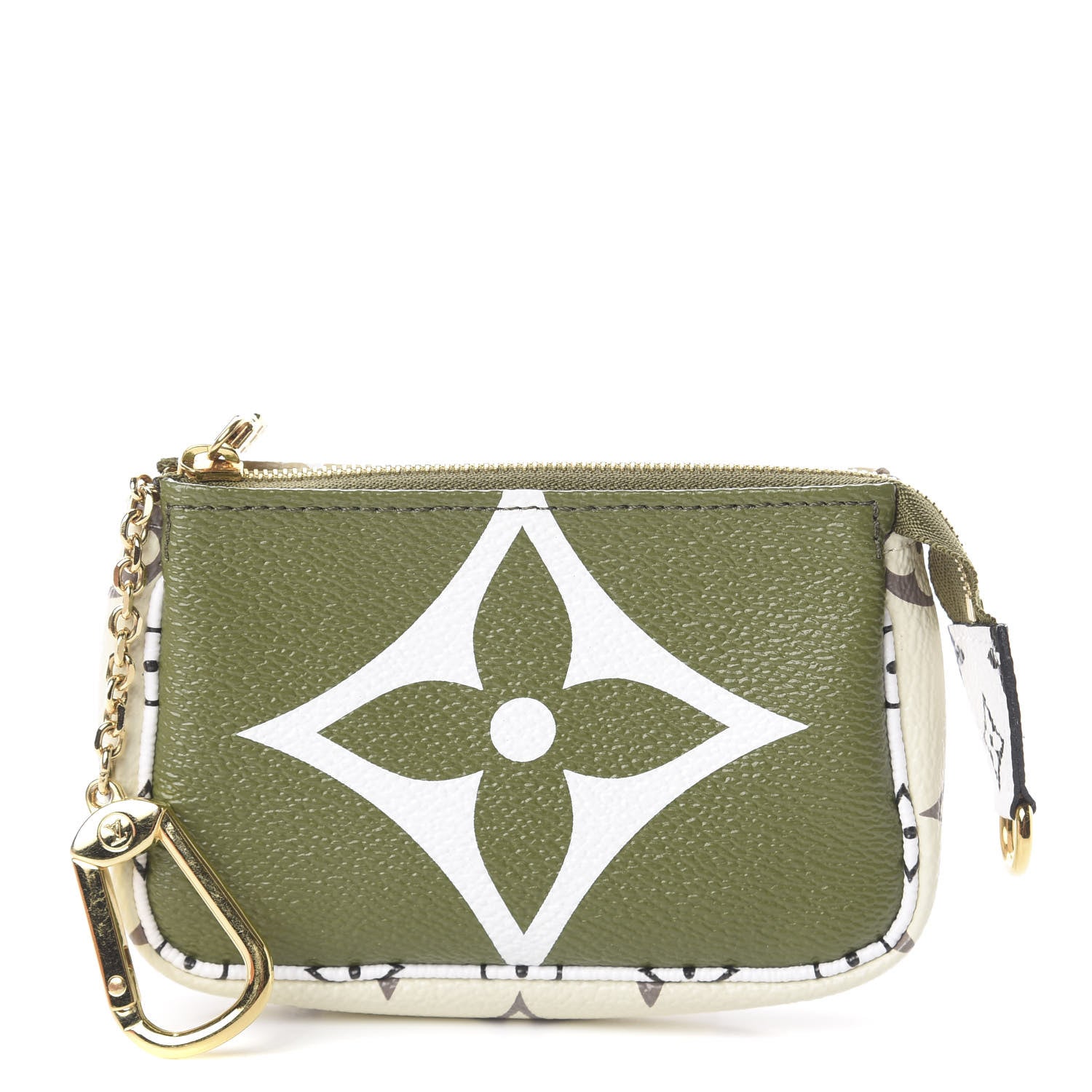 Louis Vuitton Monogram Giant Micro Pochette Accessories Kaki White 1 of 5