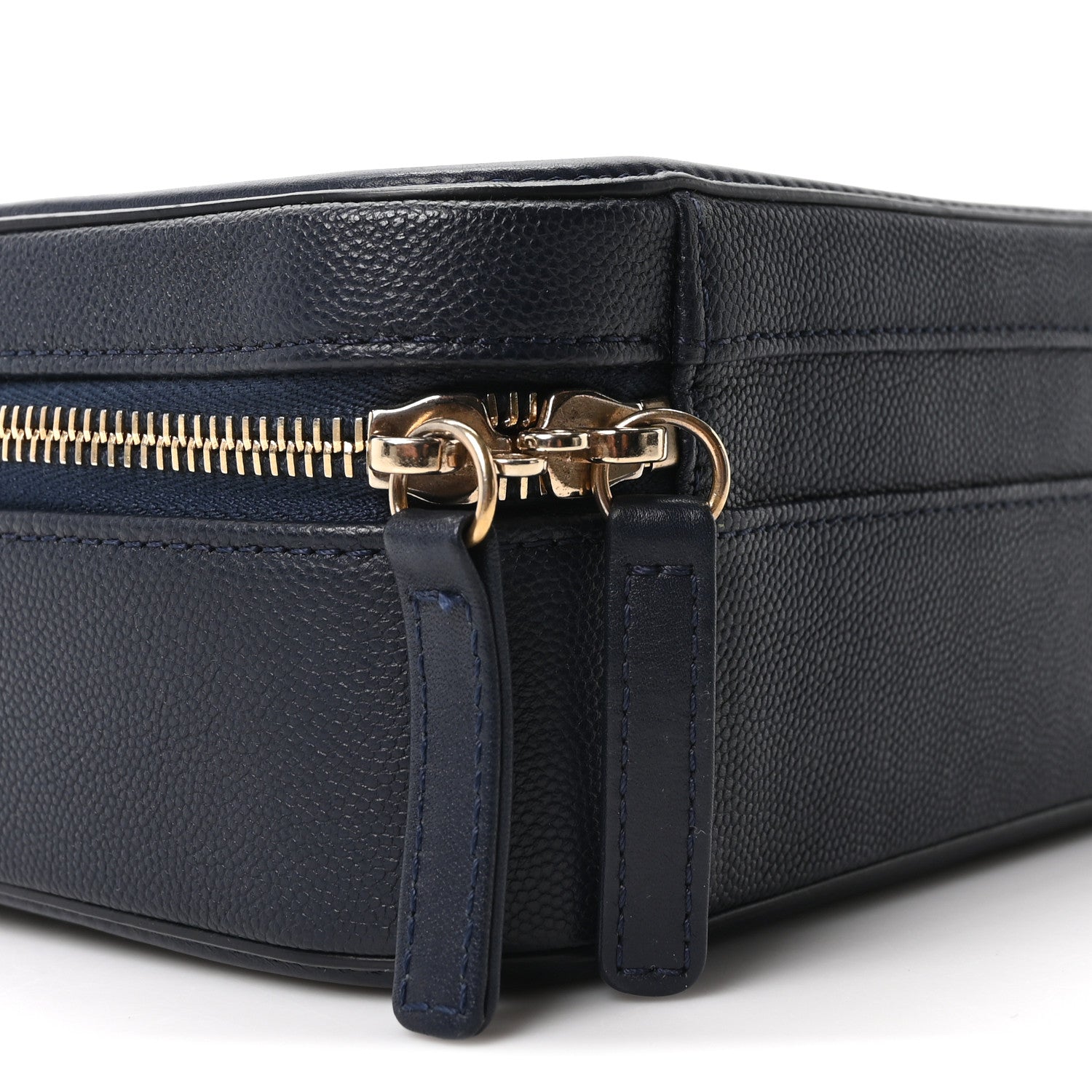 Chanel Caviar Quilted Medium CC Filigree Vanity Case Navy 9 of 10