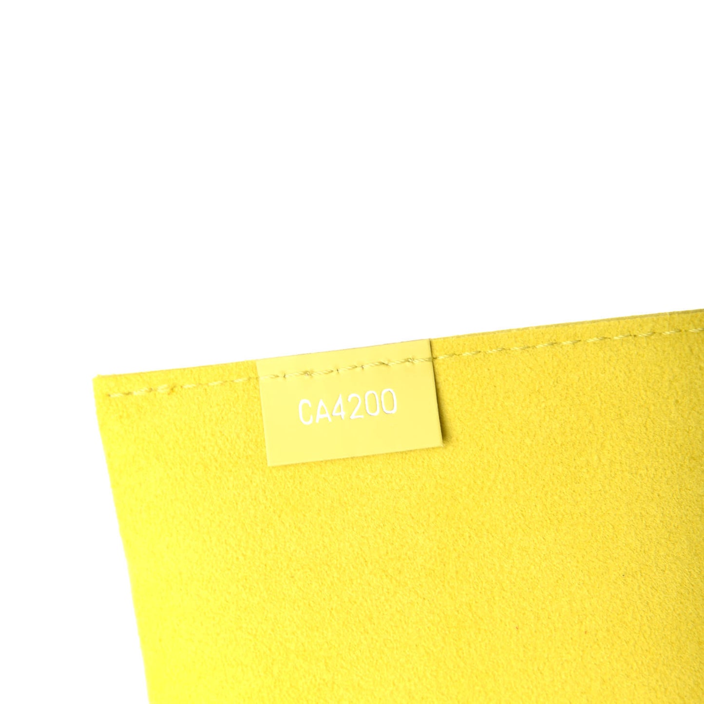 Epi Petit Sac Plat Yellow Citron
