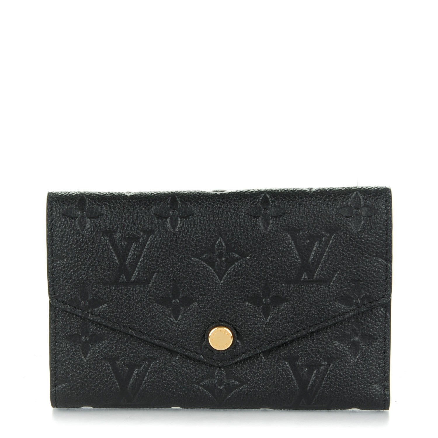 Louis Vuitton Empreinte Compact Curieuse Wallet Black 1 of 7