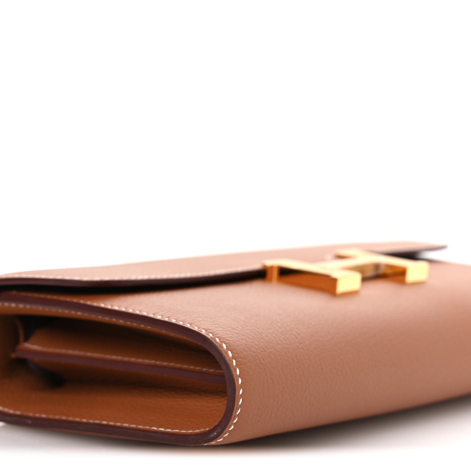 Hermes Evercolor Constance Wallet To Go Gold 9 of 12