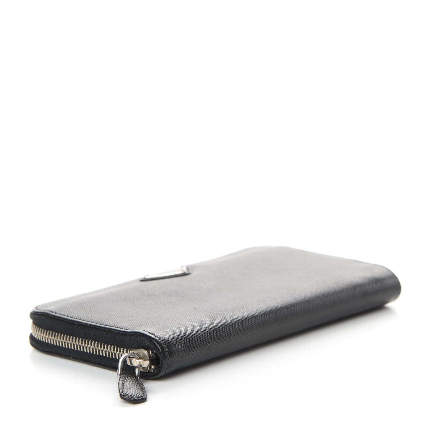 Saffiano Zip Around Wallet Black