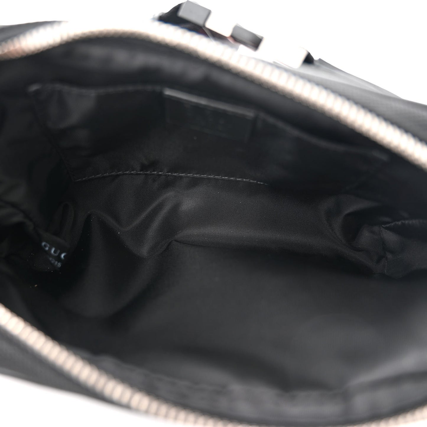 Canvas Web Slim Belt Bag Black
