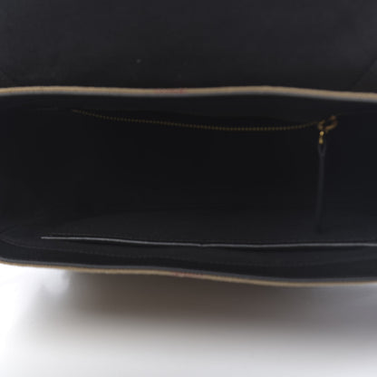 Burberry Canvas Mega Check Small Baildon Messenger Bag Black 5 of 11