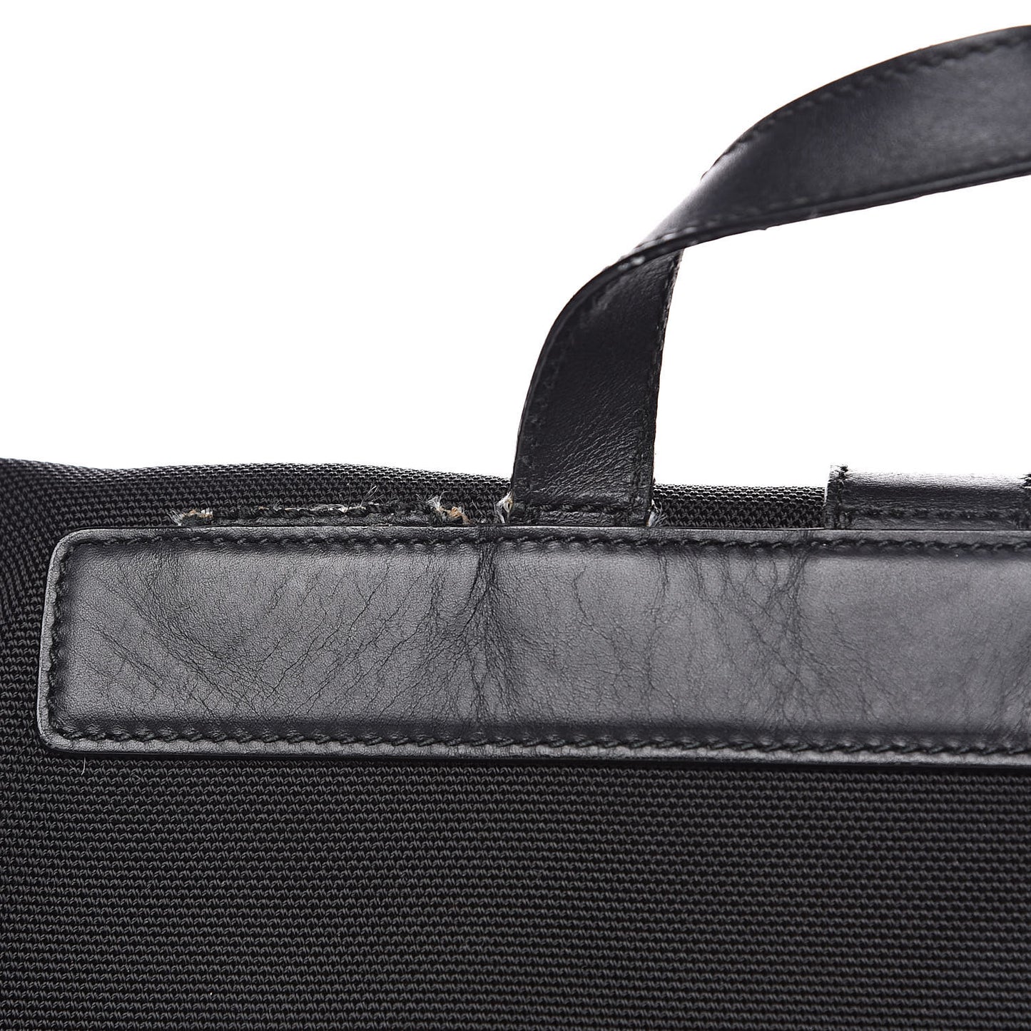 Techno Canvas Web Single Buckle Backpack Black