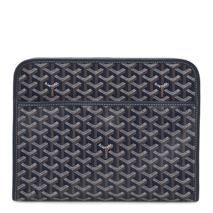 Goyard Goyardine Jouvence GM Toiletry Pouch Navy 1 of 7
