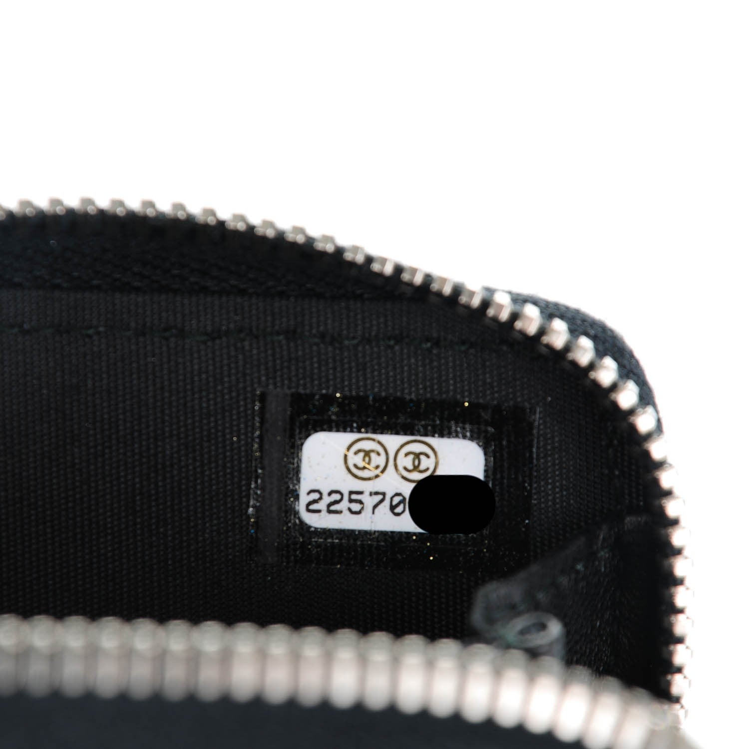 Chanel Patent Quilted Coco Boy Zip Coin Purse Black 7 of 7