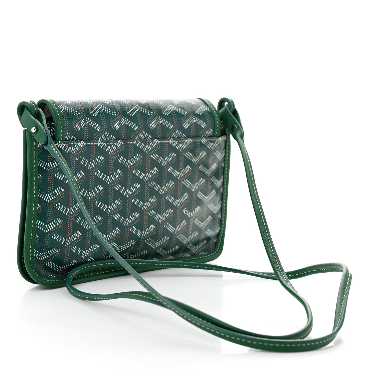 Goyardine Plumet Wallet Clutch Green