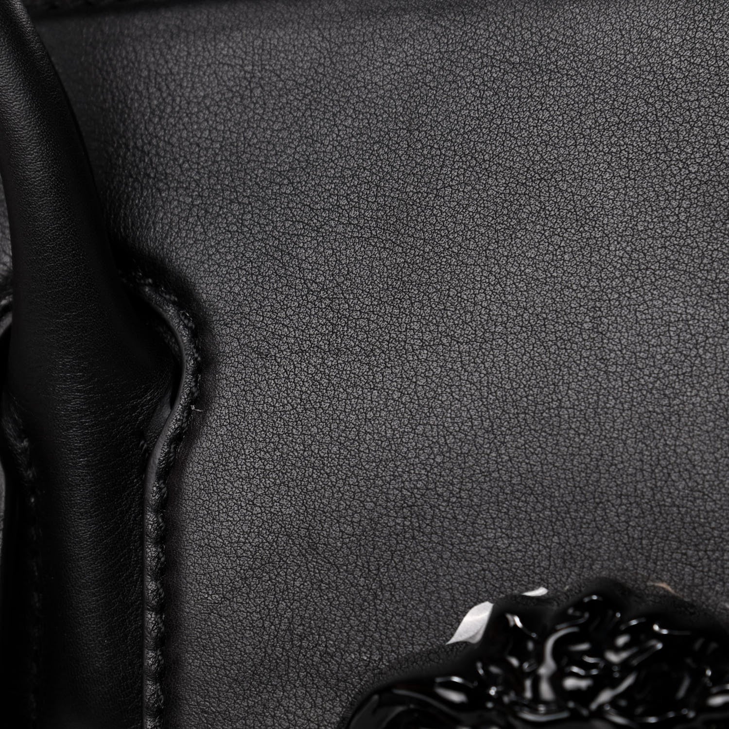 Versace Calfskin Medium Palazzo Empire Bag Black 6 of 6