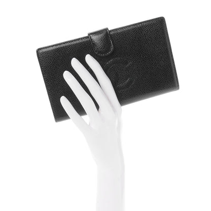 Chanel Caviar Timeless CC French Wallet Black 2 of 8