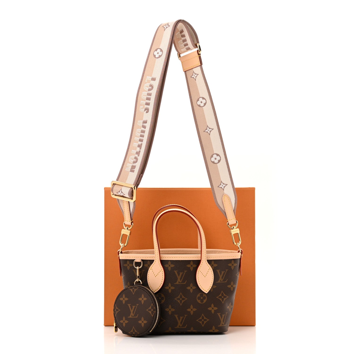 Louis Vuitton Monogram Neverfull BB Beige 10 of 10