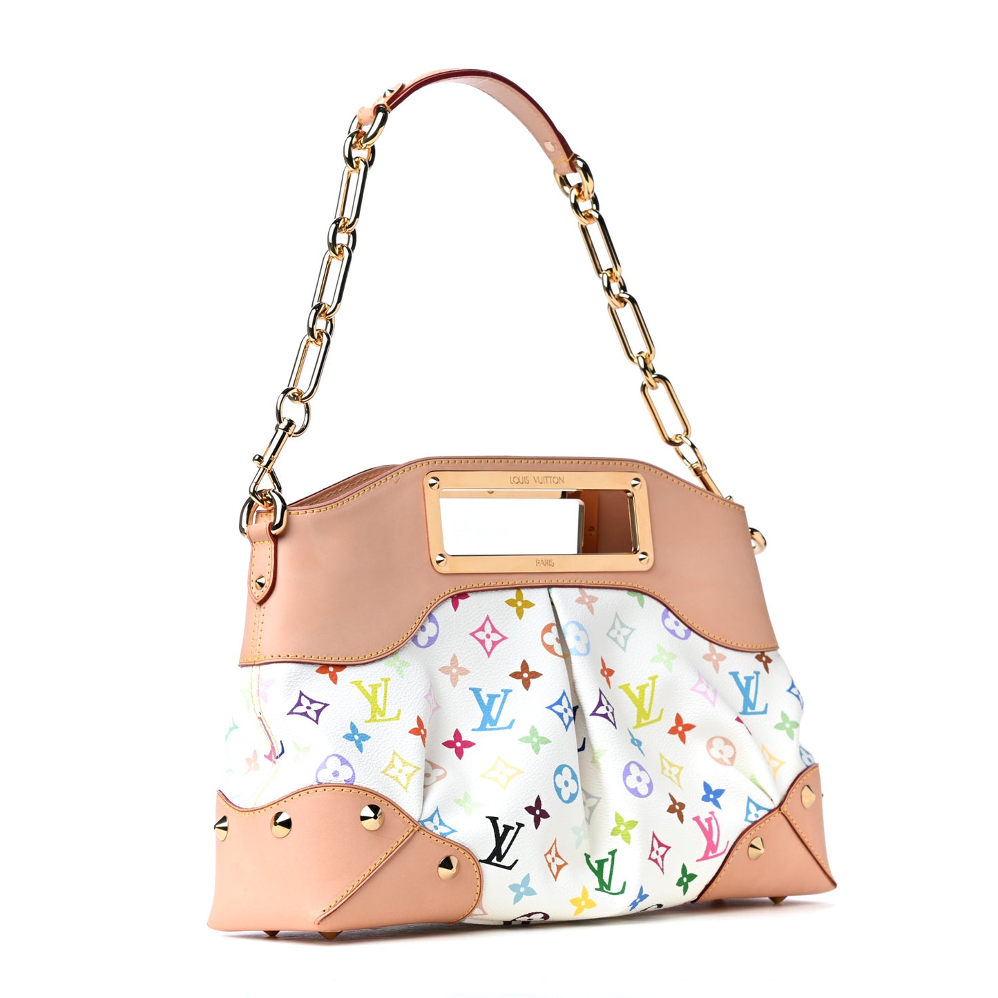 Monogram Multicolor Judy MM White