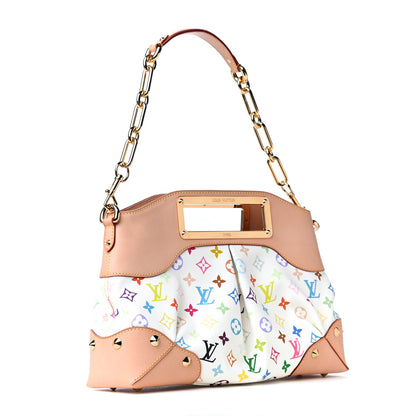Louis Vuitton Monogram Multicolor Judy MM White 2 of 5