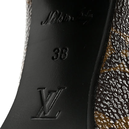 Louis Vuitton Patent Calfskin Monogram Star Trail Ankle Boots 38 Black 7 of 8