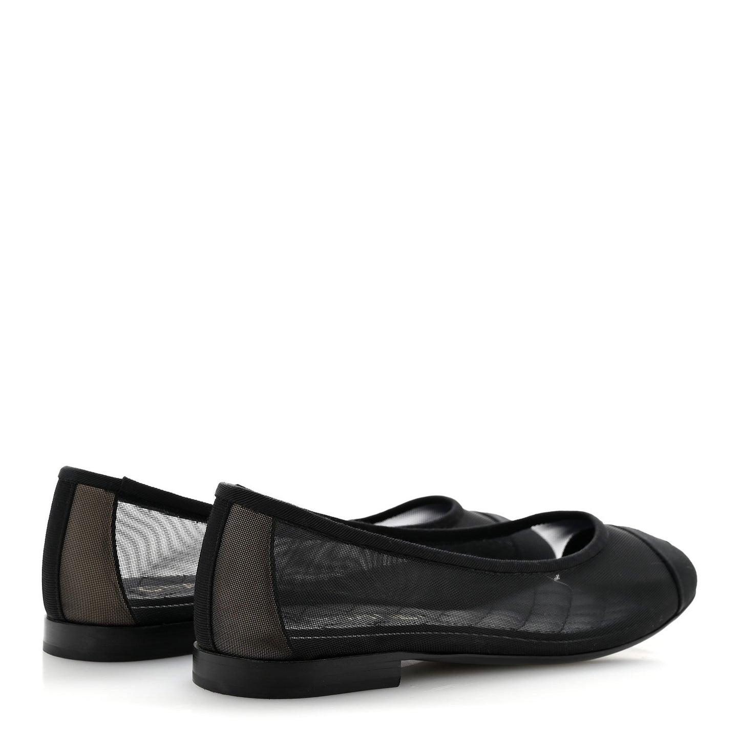 Mesh CC Ballerina Flats 38.5 Black