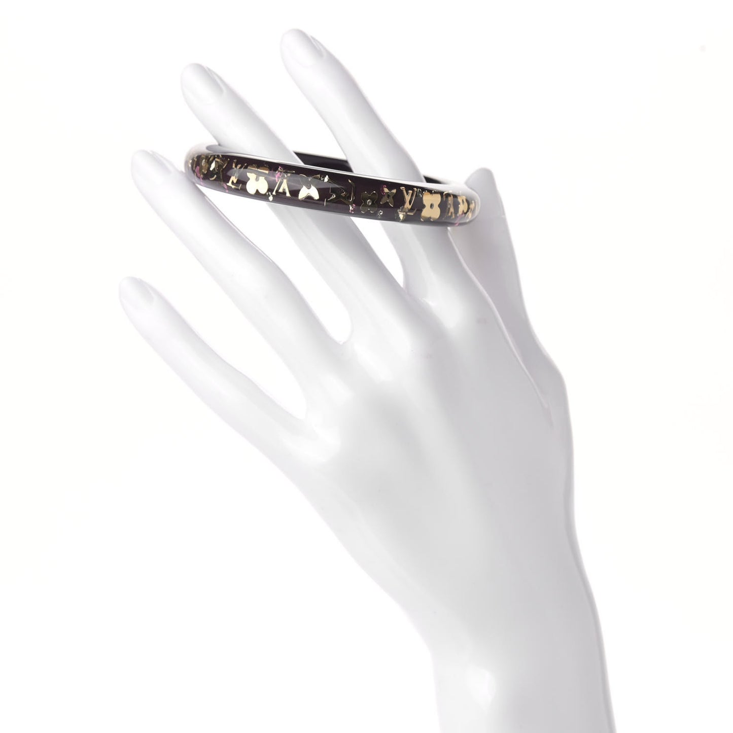 Resin Swarovski Medium Inclusion Bracelet PM Amarante