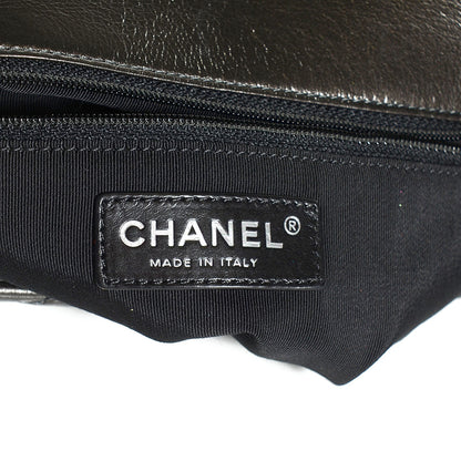 Chanel Calfskin Quilted Medium Chain Me Flap So Black 5 of 6